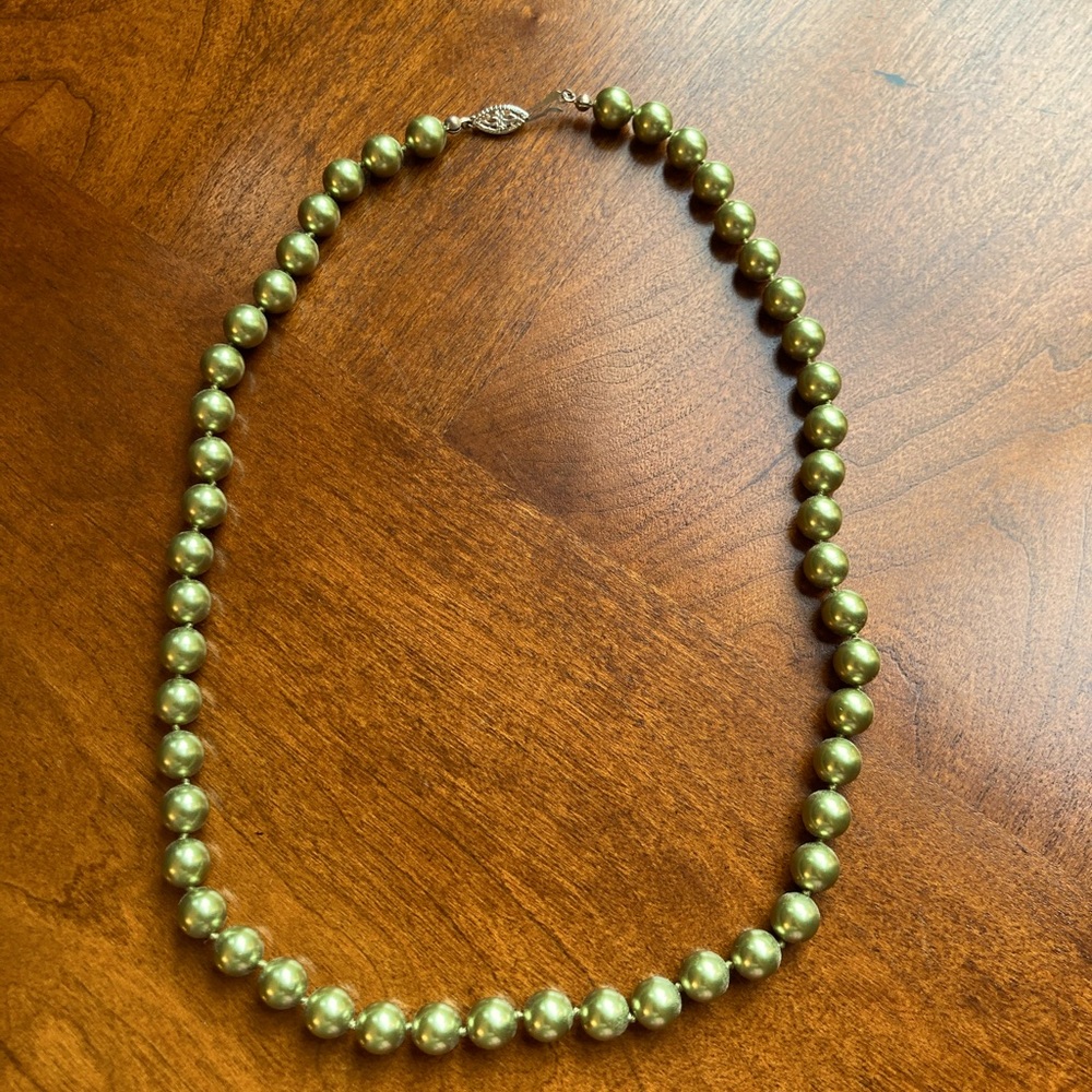 SALE 5 for $20! Beautiful Sage Green Pearls